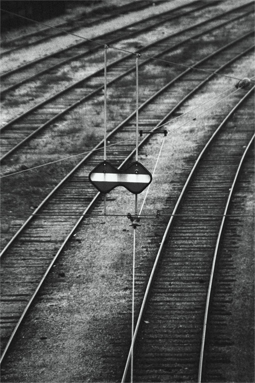 Antoine Leblond · voies ferrées et signal « fin de caténaire »
